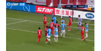 维塔尔角球助攻,克劳德头球破门,海港1-0领先
